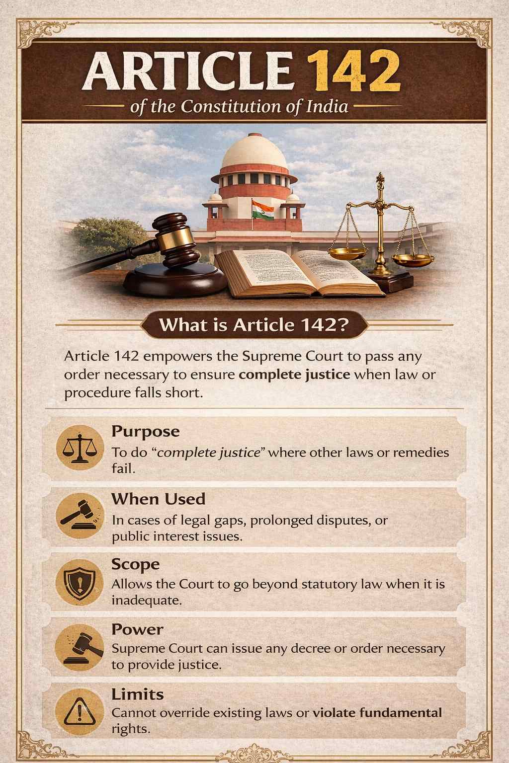 Article 142 of the Constitution of India
