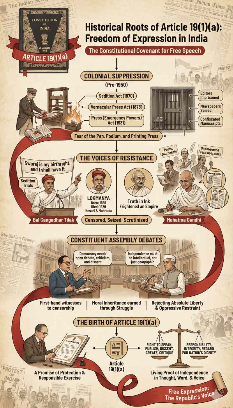 Historical Roots of Article 19(1)(a)