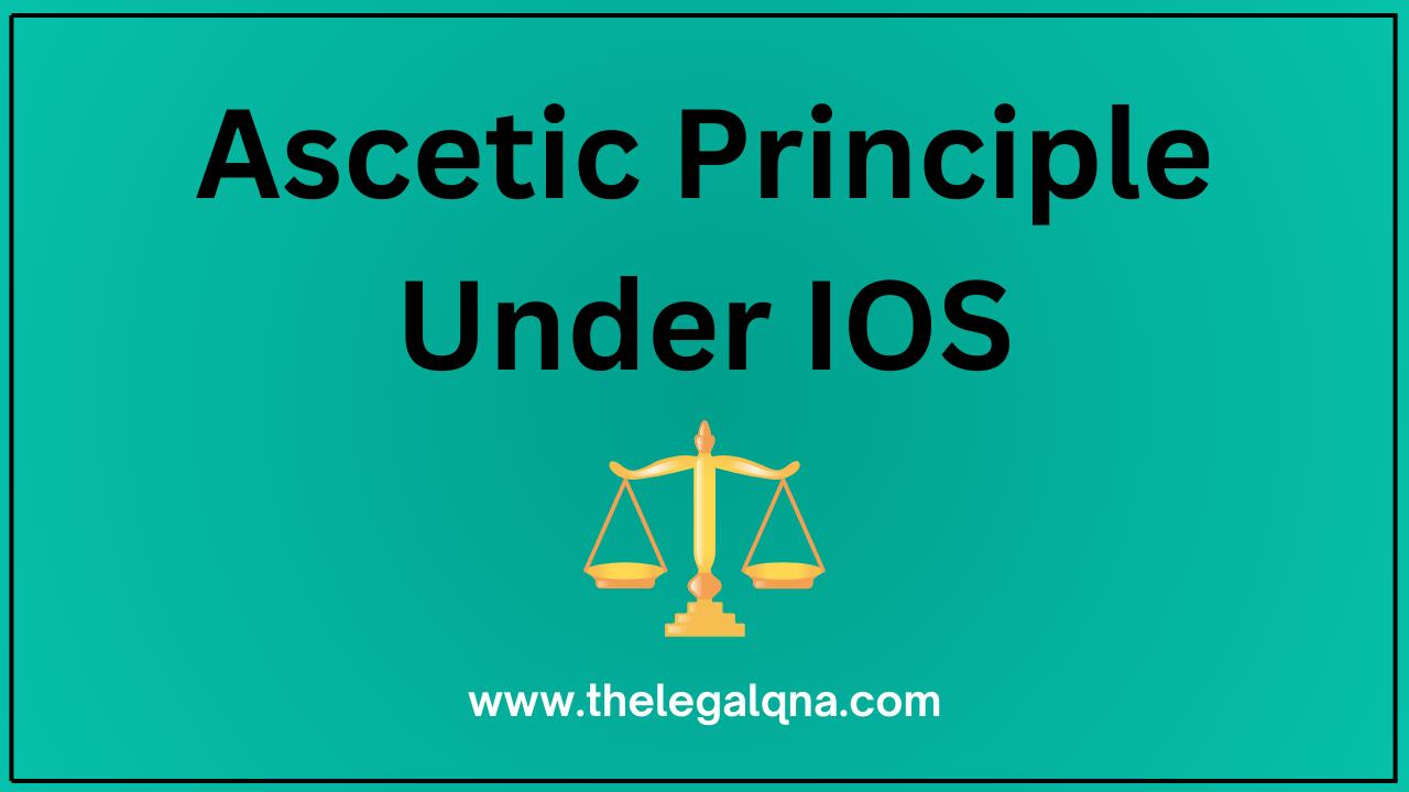 Ascetic Principle