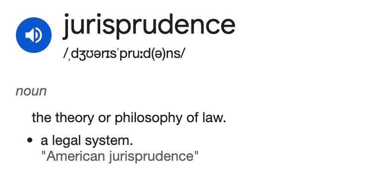 Jurisprudence