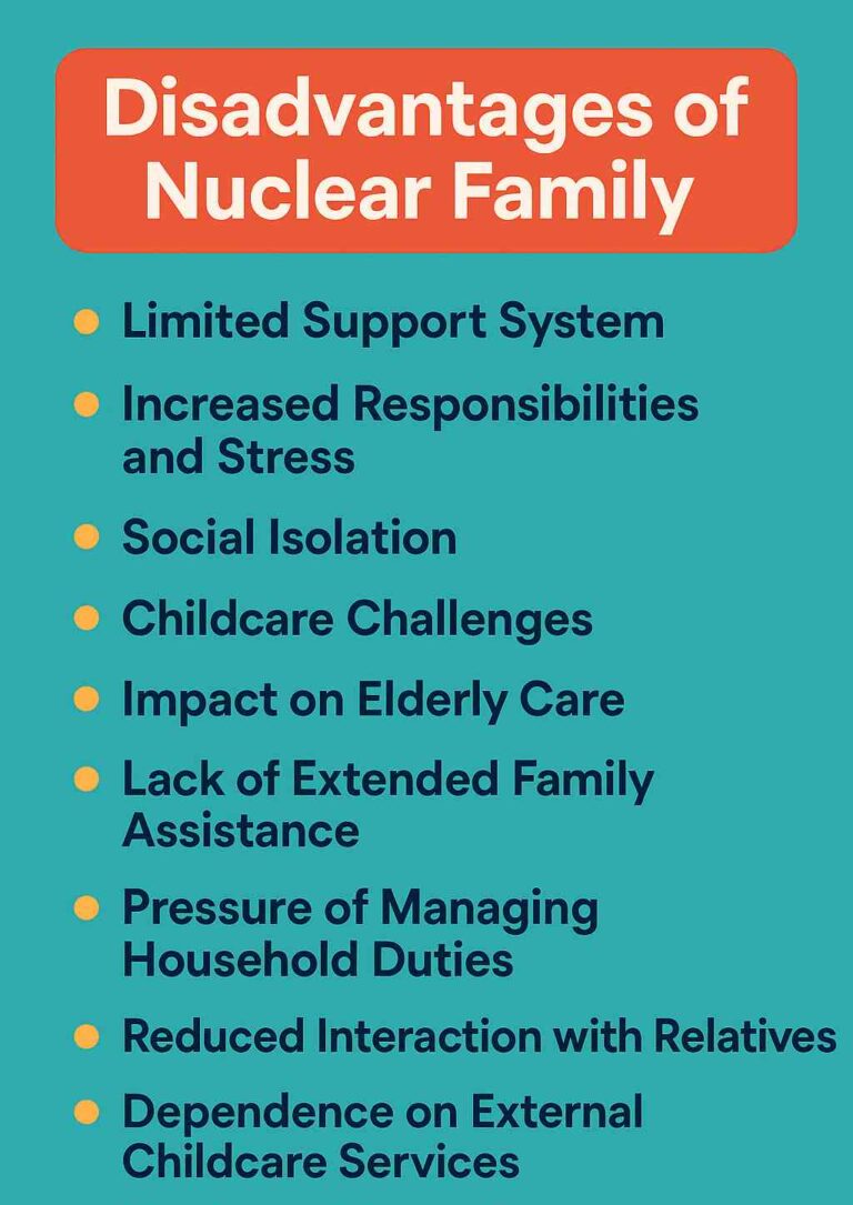 Advantages And Disadvantages Of Nuclear Family