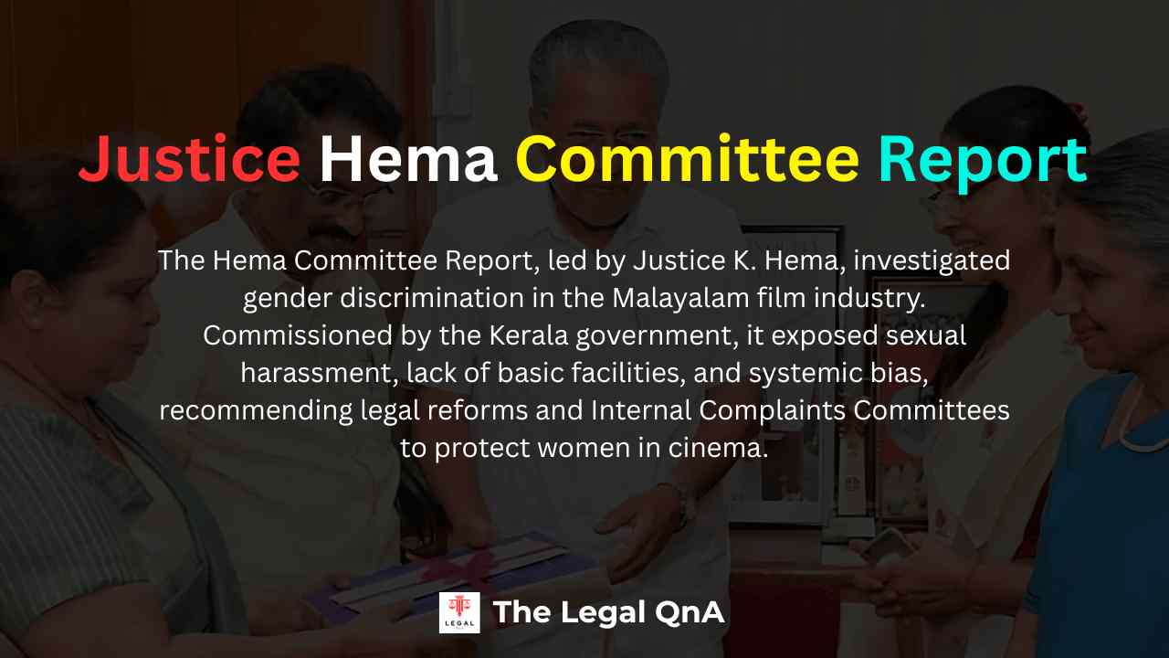 Justice Hema Committee Report: Gender Justice in Malayalam Cinema