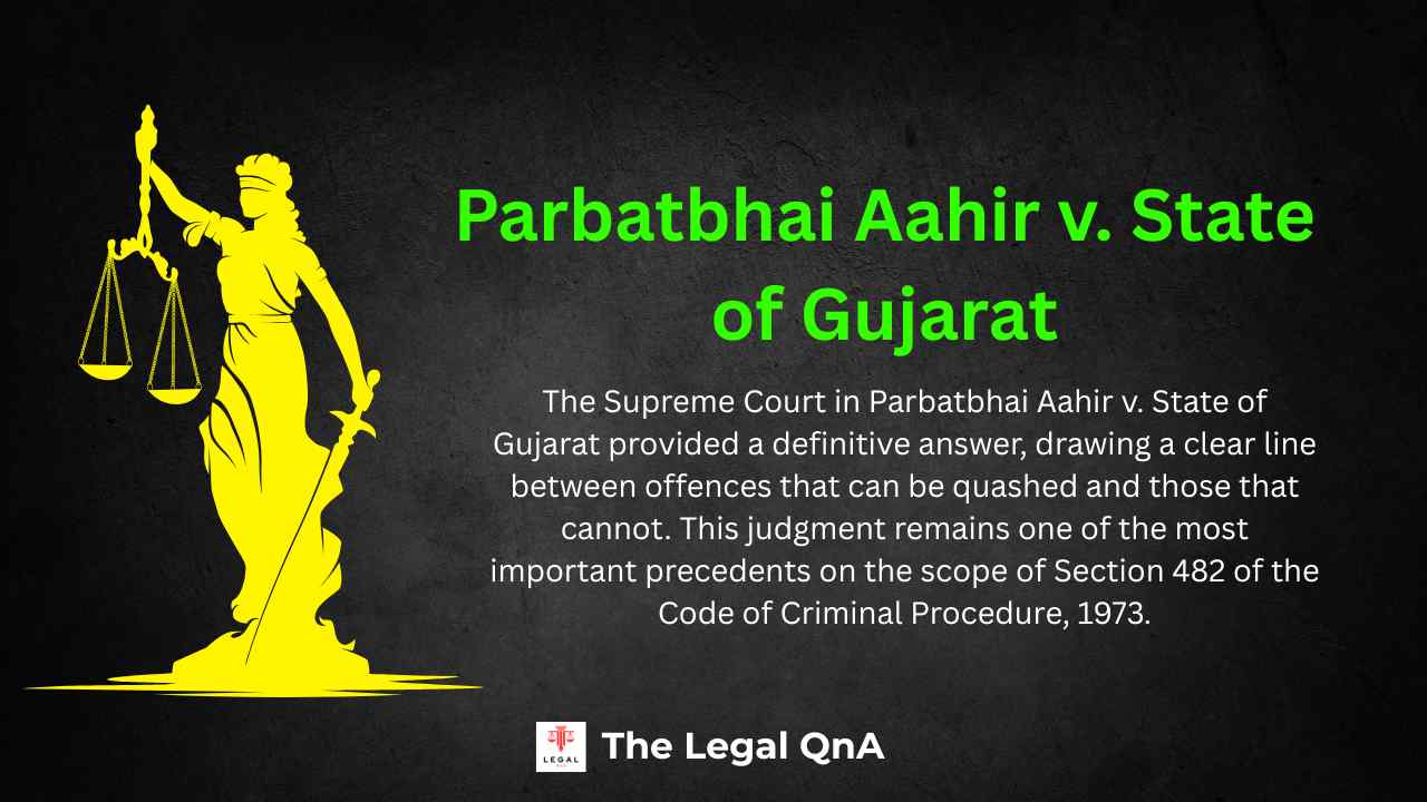 Parbatbhai Aahir v. State of Gujarat Parbatbhai Aahir v. State of Gujarat