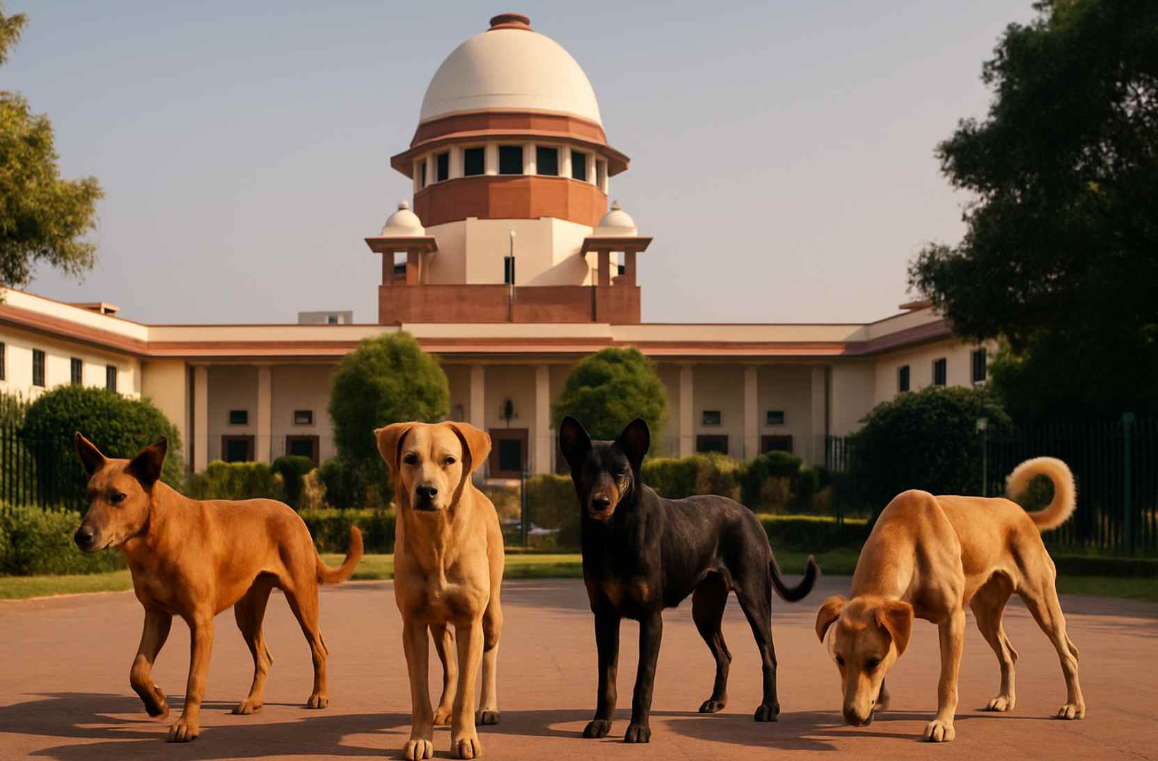 Stray Dogs Order: Supreme Court Mandates Fencing & Removal of Stray Dogs From Public Institutions