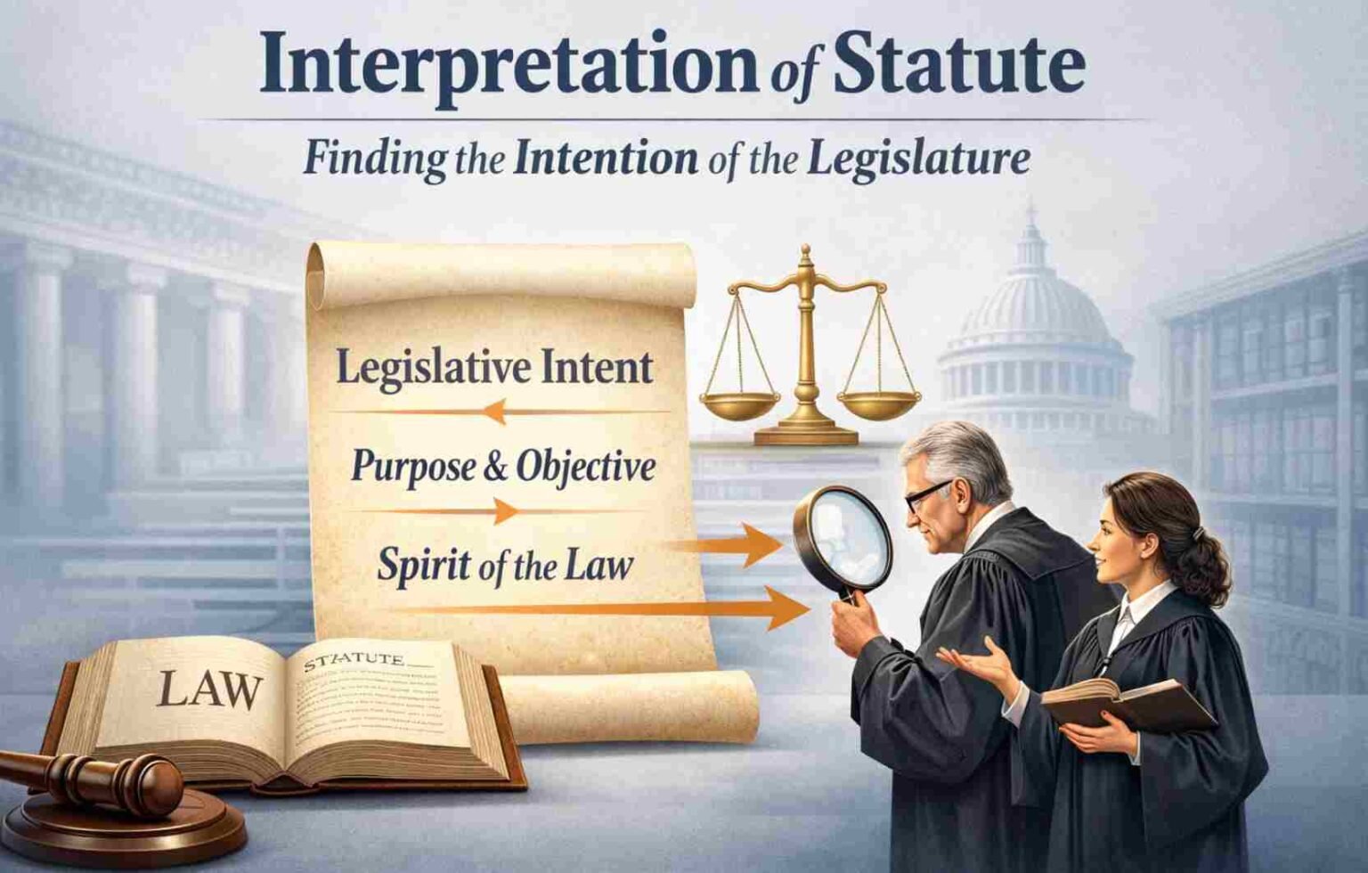 Enabling Statute Example Interpretation of Statute Means Finding Out the Intention of the ...