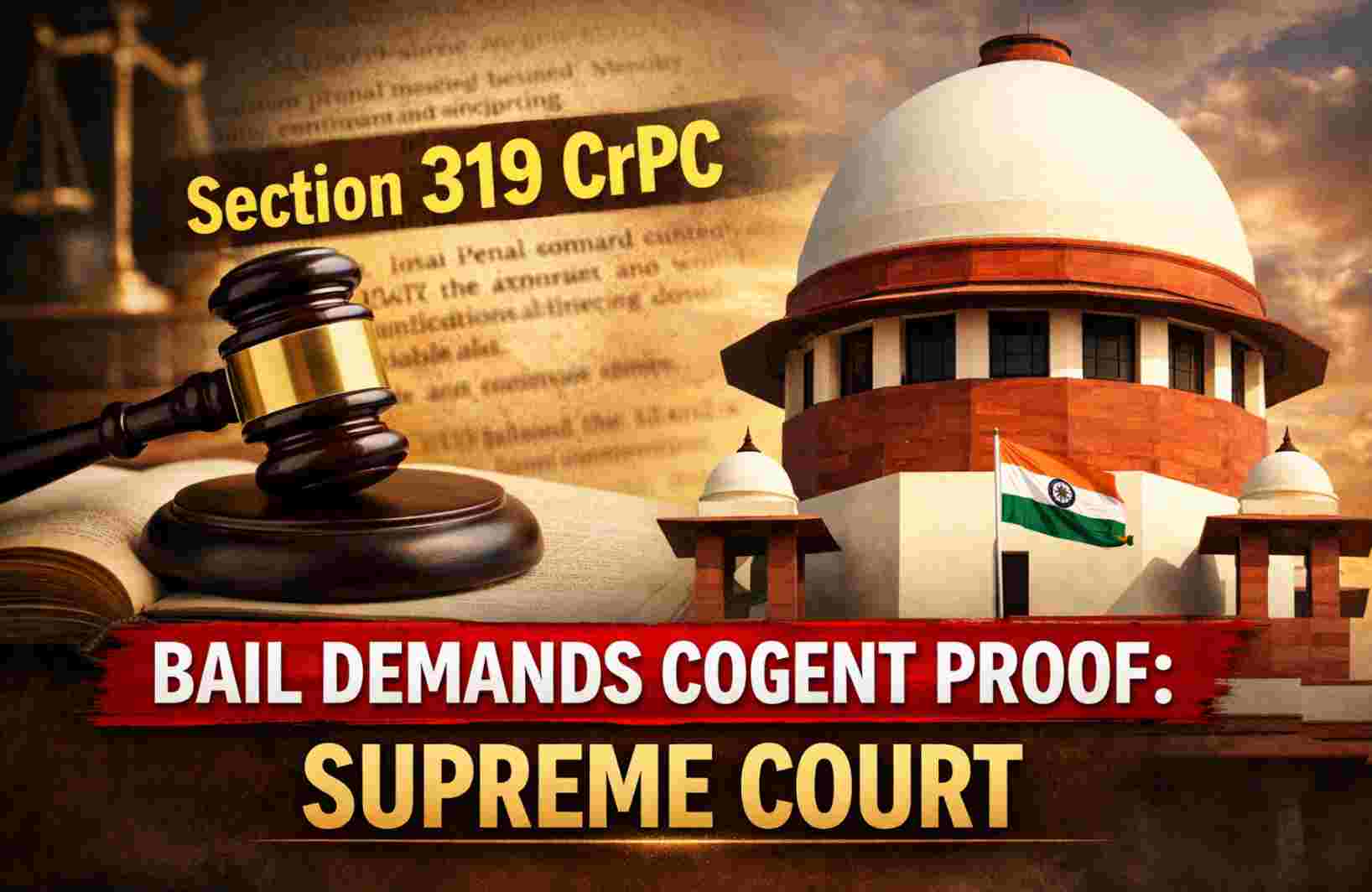 Section 319 CrPC Bail Demands Cogent Proof: Supreme Court